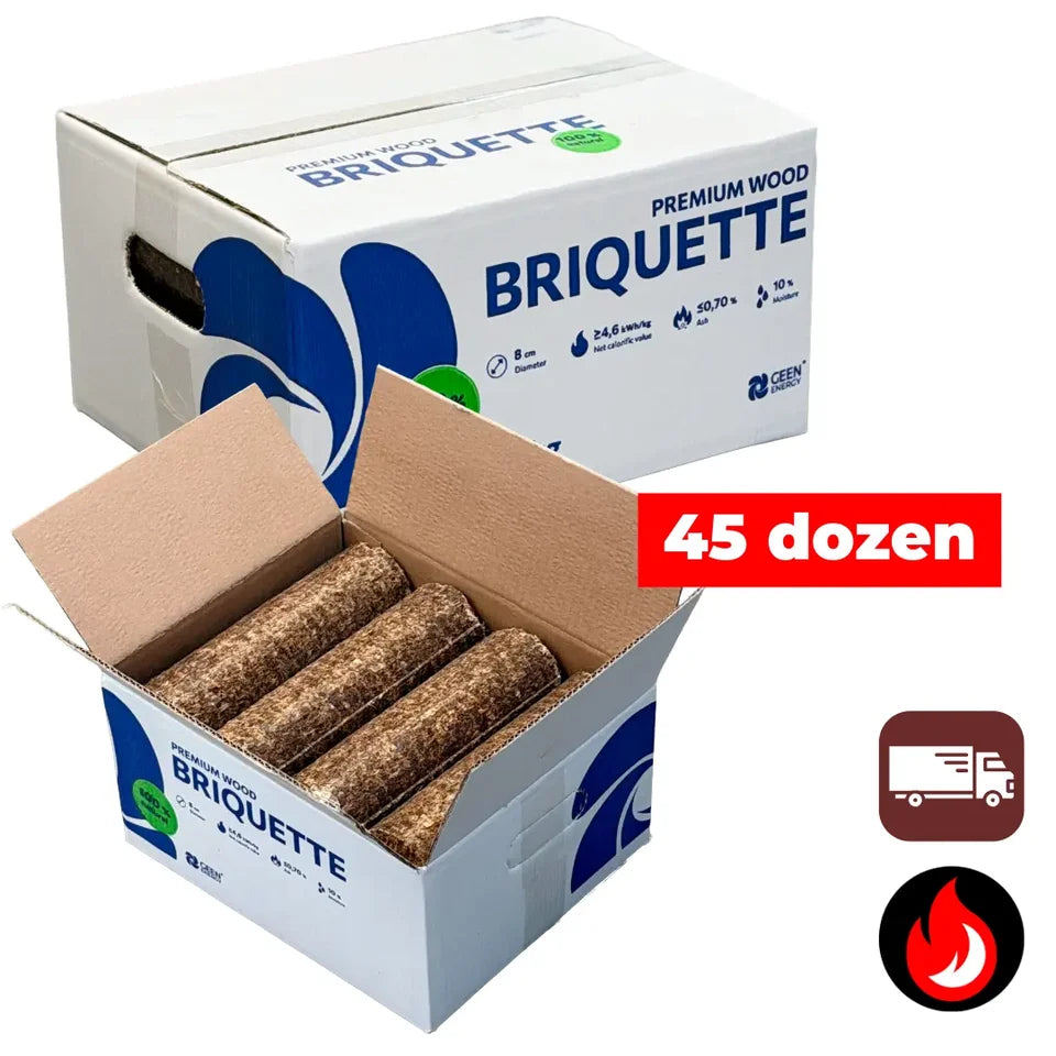 Nestro Briketten | Hardhout | 45 dozen